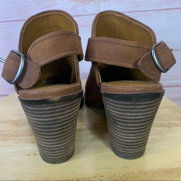Lucky‎ Brand Leather Slingback Heel Block Size7.5M - Picture 8 of 12